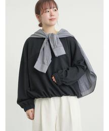 裾バルーン風スウェット