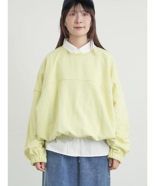 Samansa Mos2(サマンサ モスモス)の「裾バルーン風スウェット(Tシャツ/カットソー・レディース・イエロー/ブラック/グレー・F)」の17枚目の写真