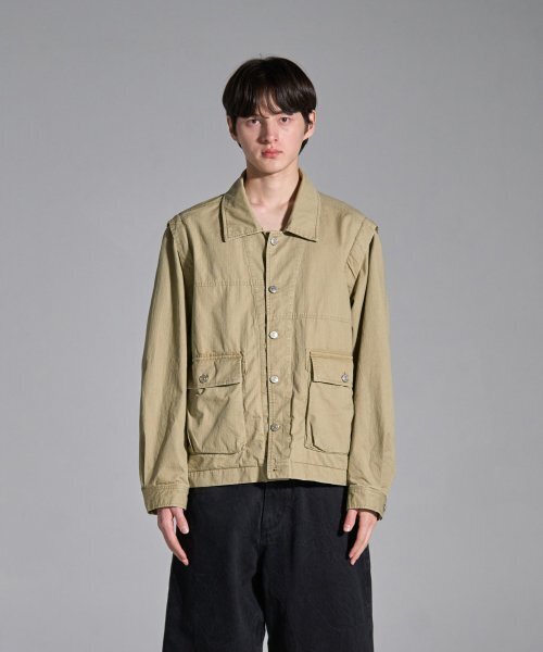 NOUN(ノウン)の「detachable vintage jacket (beige)(その他アウター・メンズ・その他・1/2)」の1枚目の写真