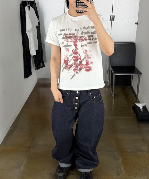 KICHUL(キチョル)の「Area 71 T-shirt (White)(Tシャツ/カットソー・レディース・その他・LARGE/MEDIUM/SMALL)」の17枚目の写真