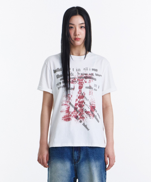 KICHUL(キチョル)の「Area 71 T-shirt (White)(Tシャツ/カットソー・レディース・その他・LARGE/MEDIUM/SMALL)」の12枚目の写真