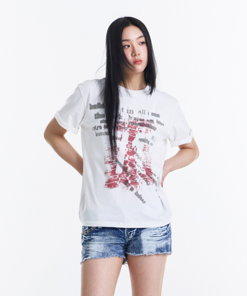 KICHUL(キチョル)の「Area 71 T-shirt (White)(Tシャツ/カットソー・レディース・その他・LARGE/MEDIUM/SMALL)」の14枚目の写真