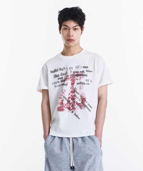 KICHUL(キチョル)の「Area 71 T-shirt (White)(Tシャツ/カットソー・レディース・その他・LARGE/MEDIUM/SMALL)」の3枚目の写真