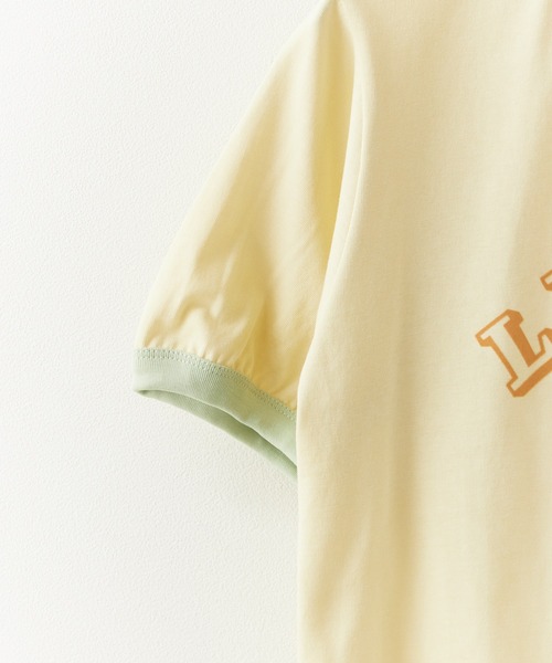 Chick（チック）の「College-Style Bicolor Ringer T-Shirt / カレッジ風バイカラーリンガーTシャツ 秋 秋服 2026年秋冬（Tシャツ/カットソー・レディース・ブラウン/クリーム・FREE）」の8枚目の写真