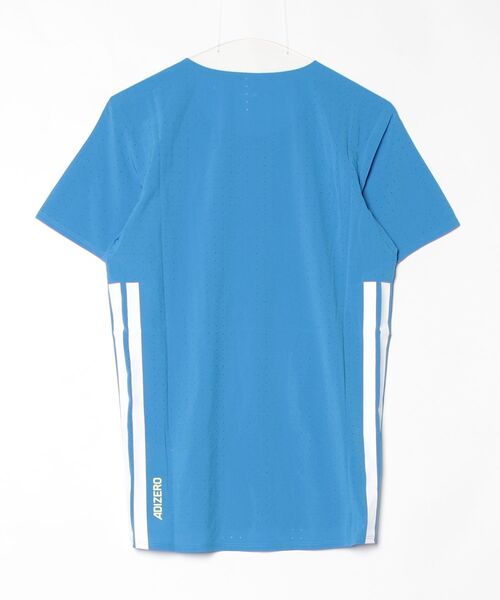 adidas(アディダス)の「アディダス adidas アディゼロ ランニング半袖Tシャツ(Tシャツ/カットソー・メンズ・ブルーグレー・S/M/L/LL)」の2枚目の写真