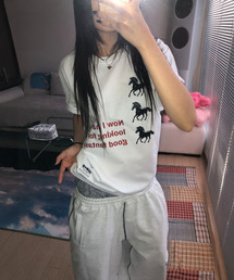 NWWW オーバーサイズ 半袖Tシャツ
