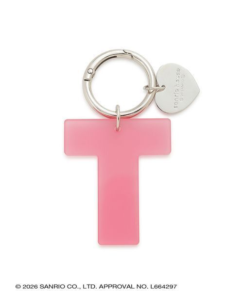sanrio house(サンリオハウス)の「ハローキティイニシャルチャーム【T】(キーケース/キーアクセサリー・レディース・ブラック/ホワイト/ライトブルー/ライトピンク・F)」の8枚目の写真