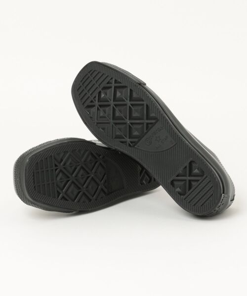 CONVERSE（コンバース）の「converse コンバース ALL STAR SQUARETOE LE OX【本革】メンズレザースニーカー ローカット(オールスタースクエアトウLEOX) 31316371 ブラック/ブラック（スニーカー・メンズ・ブラック×ブラック・25.5cm/26.0cm/26.5cm/27.0cm/27.5cm/28.0cm/29.0cm）」の3枚目の写真