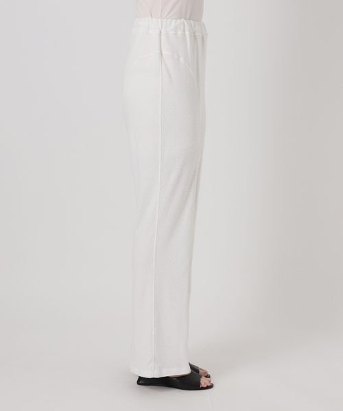 PAN(パン)の「【PAN/パン】EYELET MESH FLARE PANTS(スラックス・レディース・ブラック/ホワイト・SMALL)」の22枚目の写真