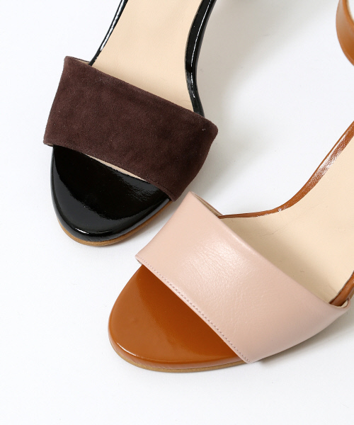 Abahouse Devinette（ドゥヴィネット）の「ラウンドバックルサンダル（サンダル・レディース・ピンク/ダークブラウン・38/37/36/35/39）」の10枚目の写真