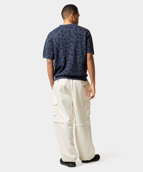 HUF CO-OP CHUNKY CHEETAH KNIT POLO（ポロシャツ）｜HUF（ハフ）の