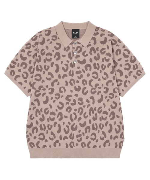 HUF CO-OP CHUNKY CHEETAH KNIT POLO（ポロシャツ）｜HUF（ハフ）の