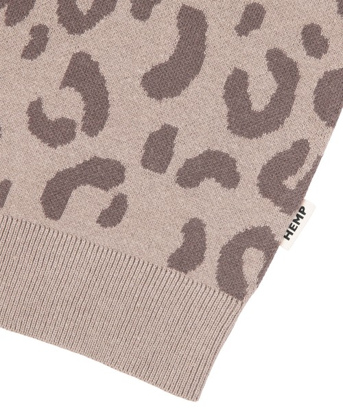 HUF(ハフ)の「HUF CO-OP CHUNKY CHEETAH KNIT POLO(ポロシャツ・メンズ・ネイビー/ベージュ・S/M/L/XL)」の19枚目の写真