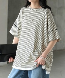 もっちりメロウボーダーTシャツ