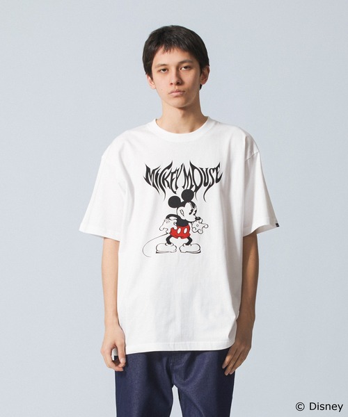 Disney(ディズニー)の「Mickey Mouse / S/S TEE(Tシャツ/カットソー・メンズ・ホワイト/アッシュ/ブラック・M/L/XL)」の2枚目の写真
