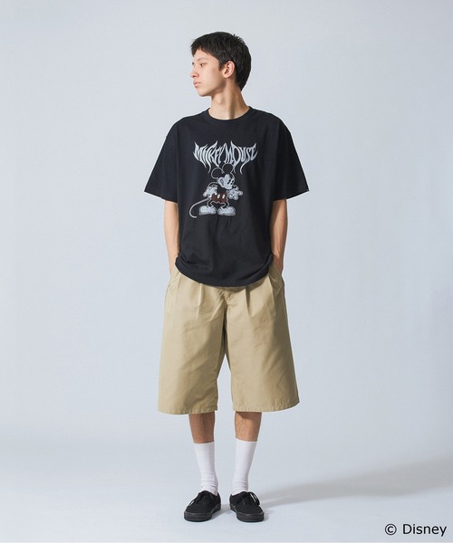 Disney(ディズニー)の「Mickey Mouse / S/S TEE(Tシャツ/カットソー・メンズ・ホワイト/アッシュ/ブラック・M/L/XL)」の18枚目の写真