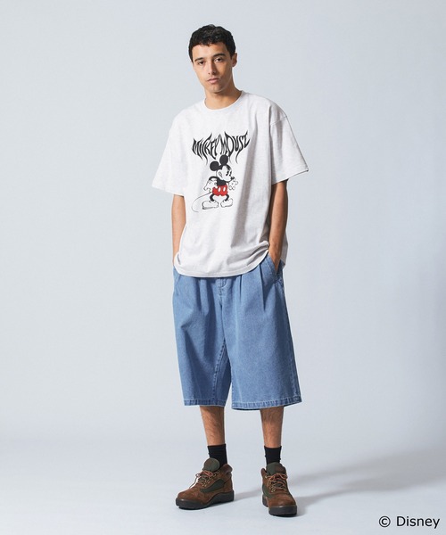 Disney(ディズニー)の「Mickey Mouse / S/S TEE(Tシャツ/カットソー・メンズ・ホワイト/アッシュ/ブラック・M/L/XL)」の15枚目の写真