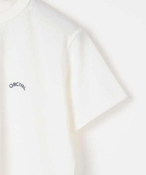 ORCIVAL(オーシバル)の「【ORCIVAL(オーシバル)】ロゴ刺繍ショートスリーブTシャツ(Tシャツ/カットソー・レディース・サックスブルー/ブラック/ベージュ/オフホワイト・FREE)」の10枚目の写真