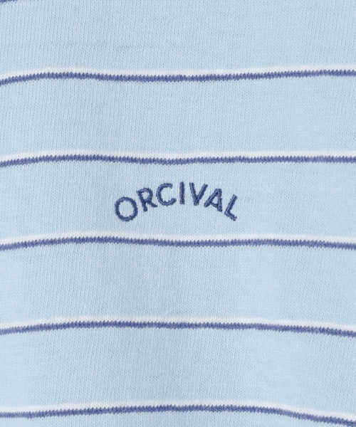 ORCIVAL(オーシバル)の「【ORCIVAL(オーシバル)】ロゴ刺繍ショートスリーブTシャツ(Tシャツ/カットソー・レディース・サックスブルー/ブラック/ベージュ/オフホワイト・FREE)」の5枚目の写真