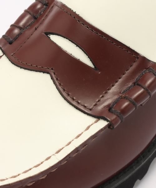 The Kenford Fineshoes(ケンフォードファインシューズ)の「The Kenford Fineshoes / ケンフォード ファインシューズ TANK SOLE LOAFERS COMBI(ローファー・レディース・ネイビー/グリーン/ブラウン・24.5cm/24cm/23.5cm/23cm)」の11枚目の写真