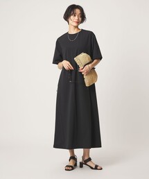セール】［size SHORT/TALLあり］フィブリル Vネック オールインワン