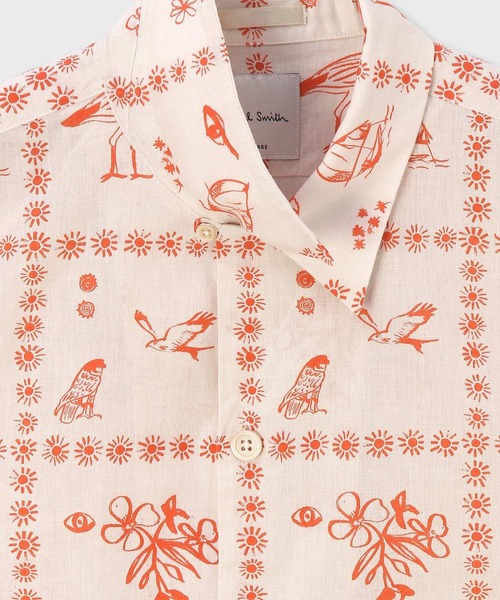 Paul Smith(ポールスミス)の「"Cairo Bandanna" オープンカラーシャツ / 163641 332(シャツ/ブラウス・メンズ・オフホワイト/ブルー・X-LARGE/LARGE/MEDIUM/SMALL)」の3枚目の写真