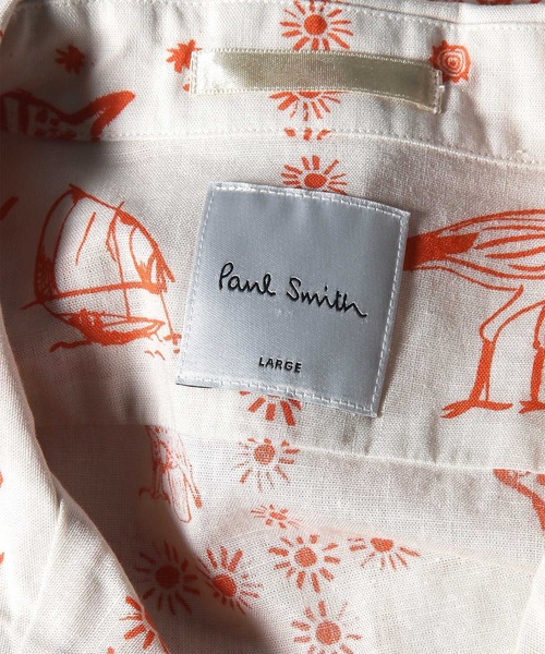 Paul Smith(ポールスミス)の「"Cairo Bandanna" オープンカラーシャツ / 163641 332(シャツ/ブラウス・メンズ・オフホワイト/ブルー・X-LARGE/LARGE/MEDIUM/SMALL)」の5枚目の写真