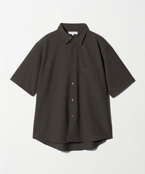 A DAY IN THE LIFE UNITED ARROWS(アデイインザライフユナイテッドアローズ)の「ハウンド トゥース ワッシャーカルゼ リラックス レギュラーカラーシャツ-吸水速乾-<A DAY IN THE LIFE>(シャツ/ブラウス・メンズ・ダークグレー/ネイビー/モカ・L/M/S)」の3枚目の写真