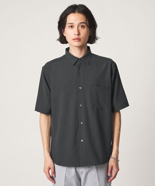 A DAY IN THE LIFE UNITED ARROWS(アデイインザライフユナイテッドアローズ)の「ハウンド トゥース ワッシャーカルゼ リラックス レギュラーカラーシャツ-吸水速乾-<A DAY IN THE LIFE>(シャツ/ブラウス・メンズ・ダークグレー/ネイビー/モカ・L/M/S)」の22枚目の写真