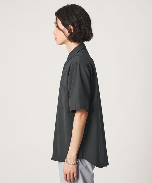 A DAY IN THE LIFE UNITED ARROWS(アデイインザライフユナイテッドアローズ)の「ハウンド トゥース ワッシャーカルゼ リラックス レギュラーカラーシャツ-吸水速乾-<A DAY IN THE LIFE>(シャツ/ブラウス・メンズ・ダークグレー/ネイビー/モカ・L/M/S)」の21枚目の写真