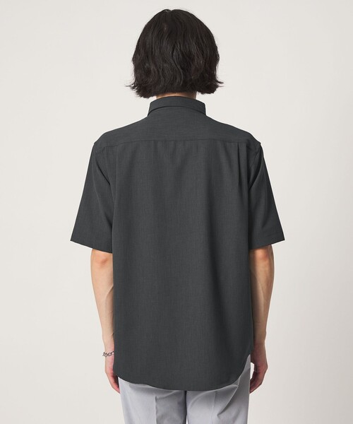 A DAY IN THE LIFE UNITED ARROWS(アデイインザライフユナイテッドアローズ)の「ハウンド トゥース ワッシャーカルゼ リラックス レギュラーカラーシャツ-吸水速乾-<A DAY IN THE LIFE>(シャツ/ブラウス・メンズ・ダークグレー/ネイビー/モカ・L/M/S)」の20枚目の写真