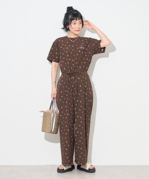 THOUSAND MILE/サウザンドマイル SHORT SLEEVE ALL IN ONE FLOWER/半袖