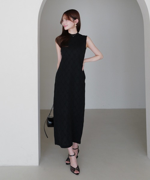 PAPILLON MONOGRAM KNIT DRESS（ワンピース）｜EIMY ISTOIRE（エイミー