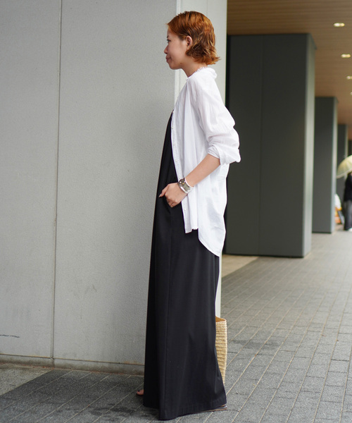 AP STUDIO(エーピーストゥディオ)の「*【XIRENA/キセレナ】COTTON POPLIN SHIRT(シャツ/ブラウス・レディース・ボルドー/ホワイト/ベージュ・FREE)」の16枚目の写真