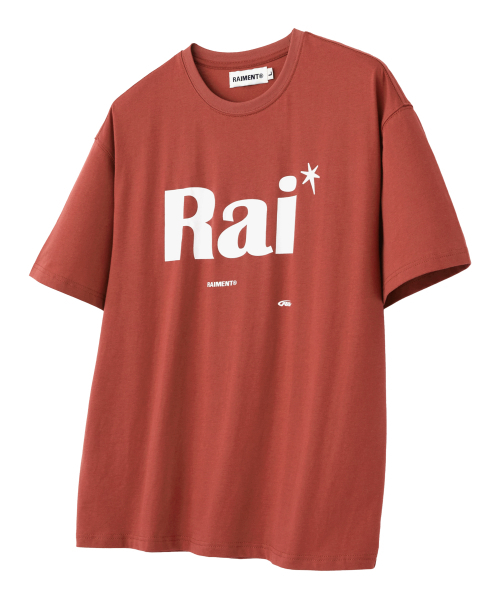 RAIMENT（レイメント）の「エッセンシャル RAI ロゴ ソリッド 半袖Tシャツ_ブリックレッド（Tシャツ/カットソー・メンズ・その他・WS/MEDIUM/LARGE/X-LARGE）」の3枚目の写真