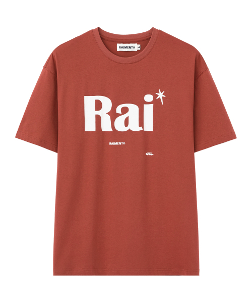 RAIMENT（レイメント）の「エッセンシャル RAI ロゴ ソリッド 半袖Tシャツ_ブリックレッド（Tシャツ/カットソー・メンズ・その他・WS/MEDIUM/LARGE/X-LARGE）」の7枚目の写真