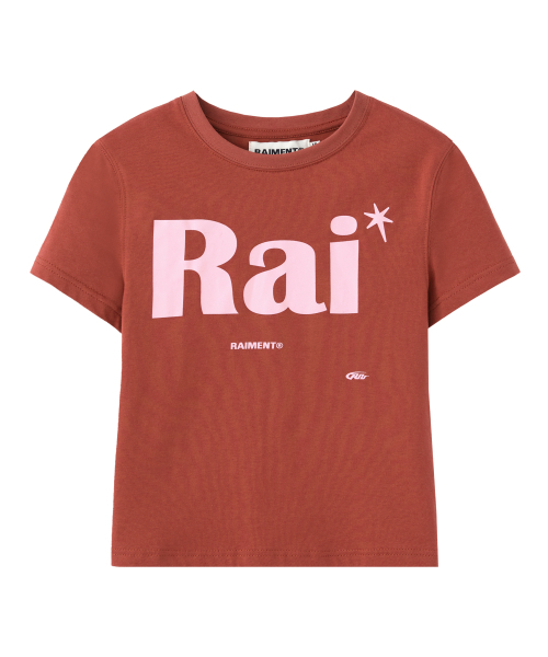 RAIMENT（レイメント）の「エッセンシャル RAI ロゴ ソリッド 半袖Tシャツ_ブリックレッド（Tシャツ/カットソー・メンズ・その他・WS/MEDIUM/LARGE/X-LARGE）」の14枚目の写真
