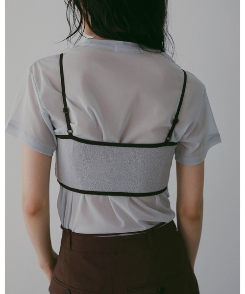 anuke(アンヌーク)の「Cupin Knit Bustier(その他トップス・レディース・ブラウン/ブルー系その他/クリーム/ブラック・FREE)」の14枚目の写真