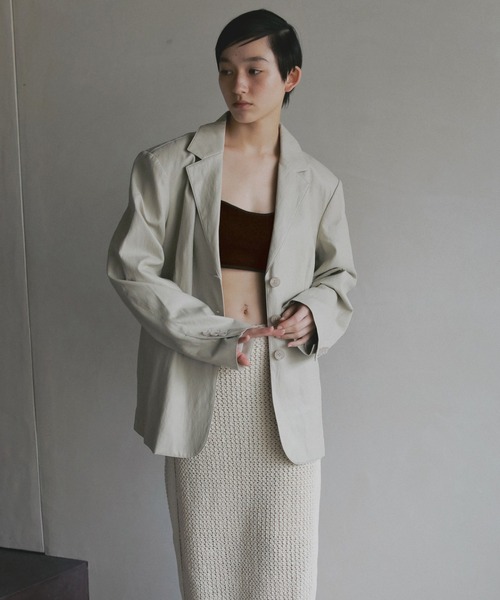 anuke(アンヌーク)の「Cupin Knit Bustier(その他トップス・レディース・ブラウン/ブルー系その他/クリーム/ブラック・FREE)」の19枚目の写真