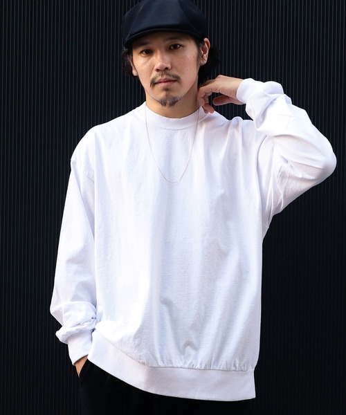BEAMS T(ビームスティー)の「HEAVYWEIGHT COLLECTIONS / ソリッド ロングスリーブ Tシャツ 16SS(Tシャツ/カットソー・メンズ・ホワイト/ブラック/レッド系その他/ネイビー/シルバー・LARGE/SMALL/MEDIUM/X-LARGE)」の2枚目の写真