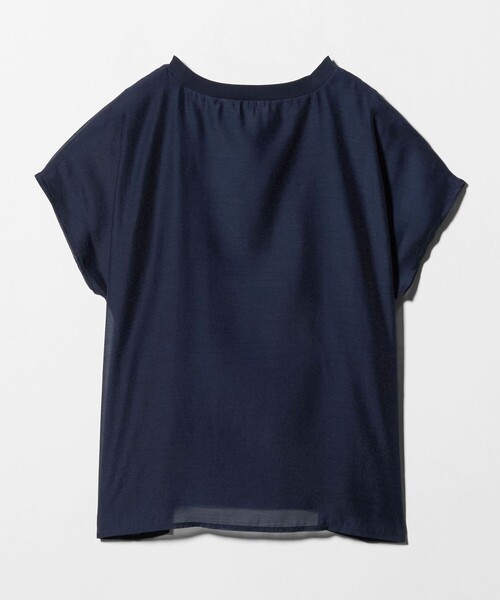 A DAY IN THE LIFE UNITED ARROWS(アデイインザライフユナイテッドアローズ)の「オーガンジー レイヤードカットソー <A DAY IN THE LIFE>(Tシャツ/カットソー・レディース・ライム/ネイビー/ホワイト/ダークグレー・FREE)」の12枚目の写真