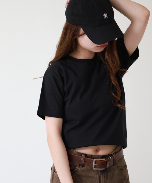 FUNALIVE(ファンアライブ)の「コットン100% 無地Tシャツ 6.2oz 半袖(Tシャツ/カットソー・レディース・ブラック・M)」の1枚目の写真