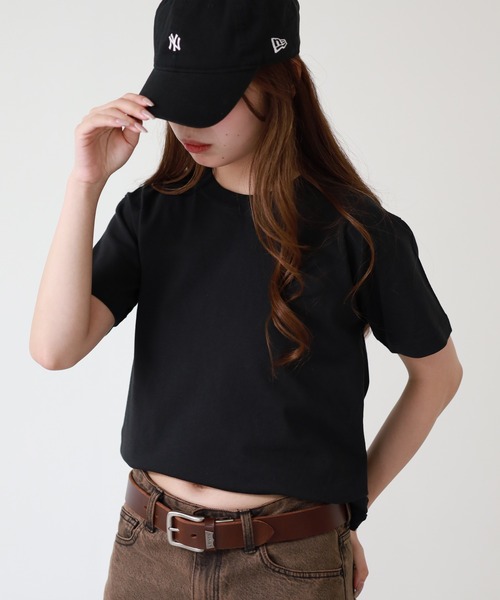 FUNALIVE(ファンアライブ)の「コットン100% 無地Tシャツ 6.2oz 半袖(Tシャツ/カットソー・レディース・ブラック・M)」の5枚目の写真