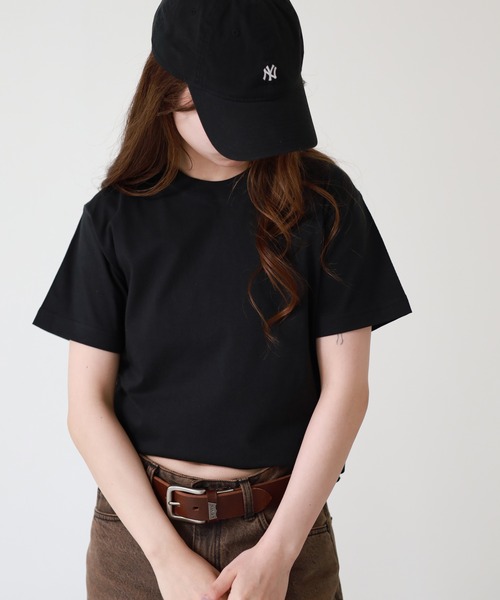 FUNALIVE(ファンアライブ)の「コットン100% 無地Tシャツ 6.2oz 半袖(Tシャツ/カットソー・レディース・ブラック・M)」の6枚目の写真