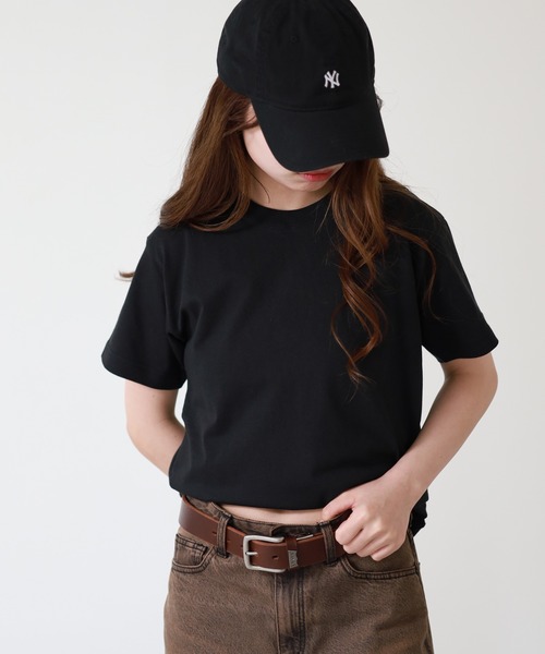 FUNALIVE(ファンアライブ)の「コットン100% 無地Tシャツ 6.2oz 半袖(Tシャツ/カットソー・レディース・ブラック・M)」の2枚目の写真