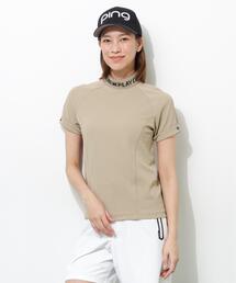PING（ピン）の「【PING APPAREL】スーパーシェルター06半袖ハイネックシャツ ＜GOLD＞ (LADIES)（その他アンダーウェア/インナー）」