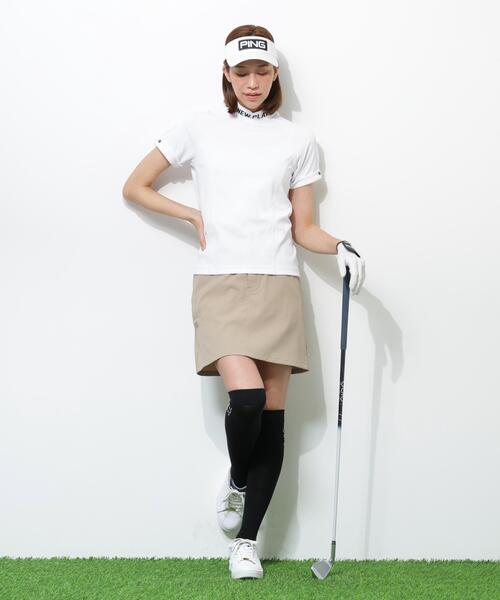 PING(ピン)の「【PING APPAREL】スーパーシェルター06半袖ハイネックシャツ <GOLD> (LADIES)(Tシャツ/カットソー・レディース・ベージュ/ホワイト/ブラック・S/M/LL/L)」の20枚目の写真