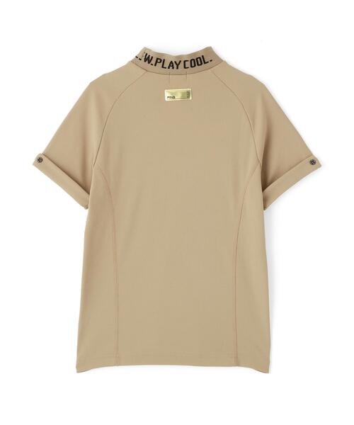 PING(ピン)の「【PING APPAREL】スーパーシェルター06半袖ハイネックシャツ <GOLD> (LADIES)(Tシャツ/カットソー・レディース・ベージュ/ホワイト/ブラック・S/M/LL/L)」の9枚目の写真