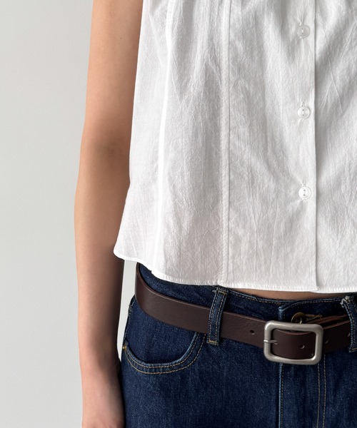 CANAL JEAN(キャナルジーン)の「HARING コットンレースノースリブラウス(シャツ/ブラウス・レディース・ホワイト・ONE SIZE)」の10枚目の写真