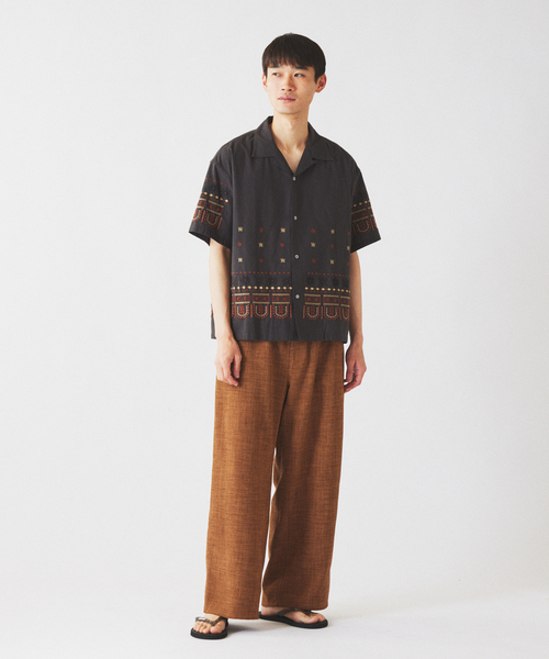 JOURNAL STANDARD relume(ジャーナルスタンダード レリューム)の「アメリカン バンダナ 刺繍 オープンカラー 半袖シャツ(シャツ/ブラウス・メンズ・ホワイト系その他/ブラック系その他/ベージュ系その他・MEDIUM/LARGE)」の22枚目の写真